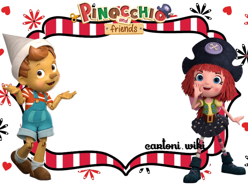 Pinocchio and Friends invito festa