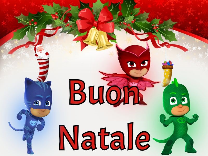 Auguri Di Buon Natale Canzone Disney.Buon Natale Con I Pj Masks Cartoni Animati