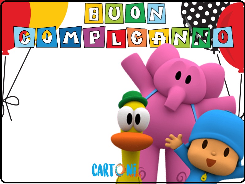 Auguri di Buon compleanno con Pocoyo