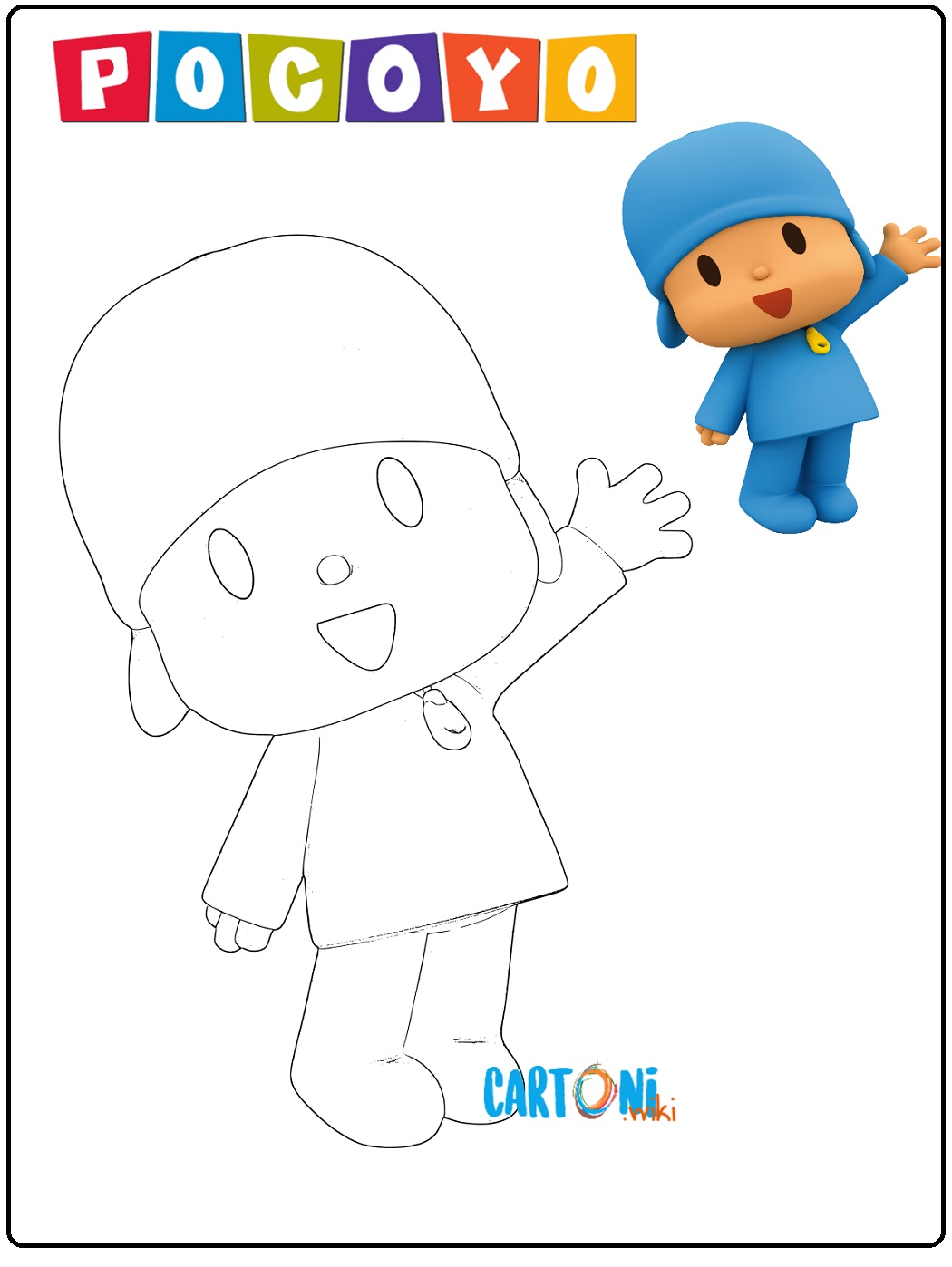 Pocoyo disegni da colorare