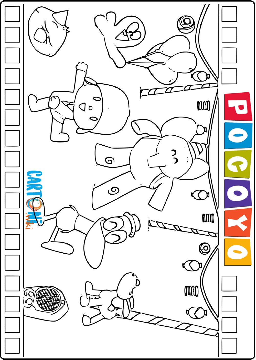 Pocoyo disegni da stampare