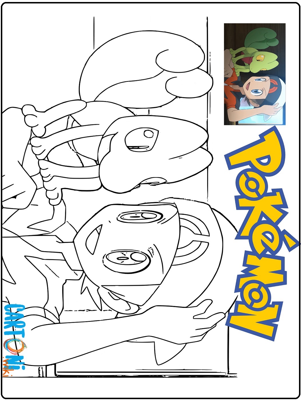 Disegno Pokmon Rubino Omega e Pokmon Zaffiro Alpha