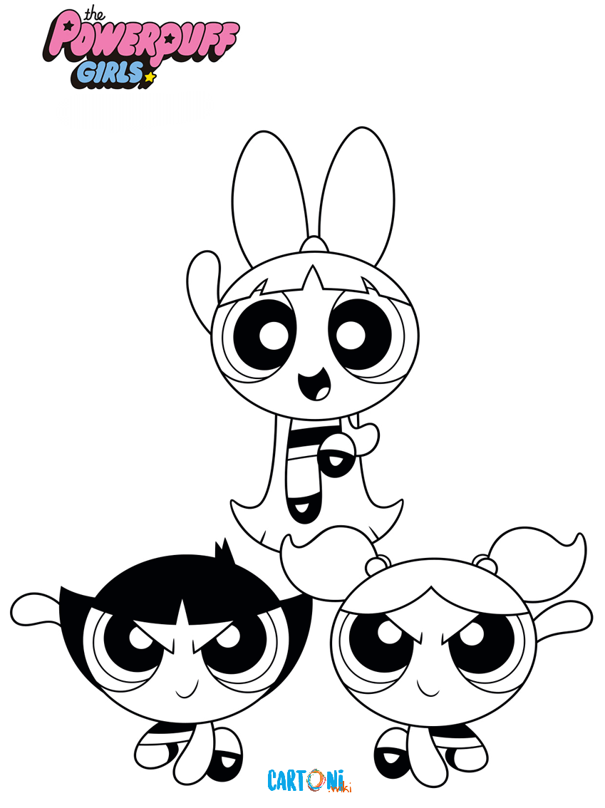 Disegni da colorare Powerpuff girls