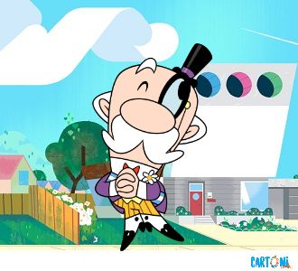 Powerpuff girl sindaco di Townsville cartoni animati boing superchicche