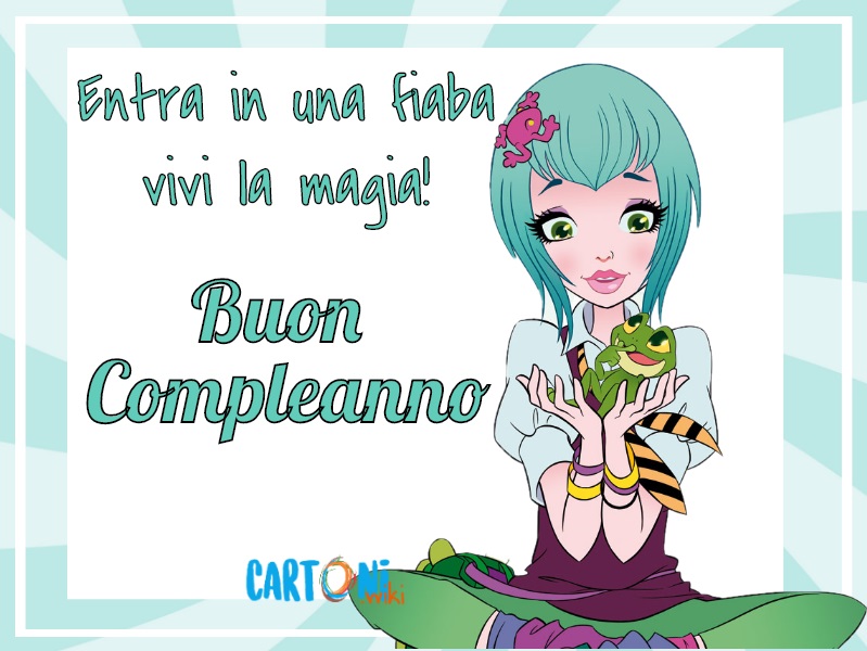 Biglietto auguri Buon compleanno Regal Academy