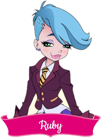 Ruby Sorellastra La Bestia Regal Academy Characters Personaggi Cartoni animati