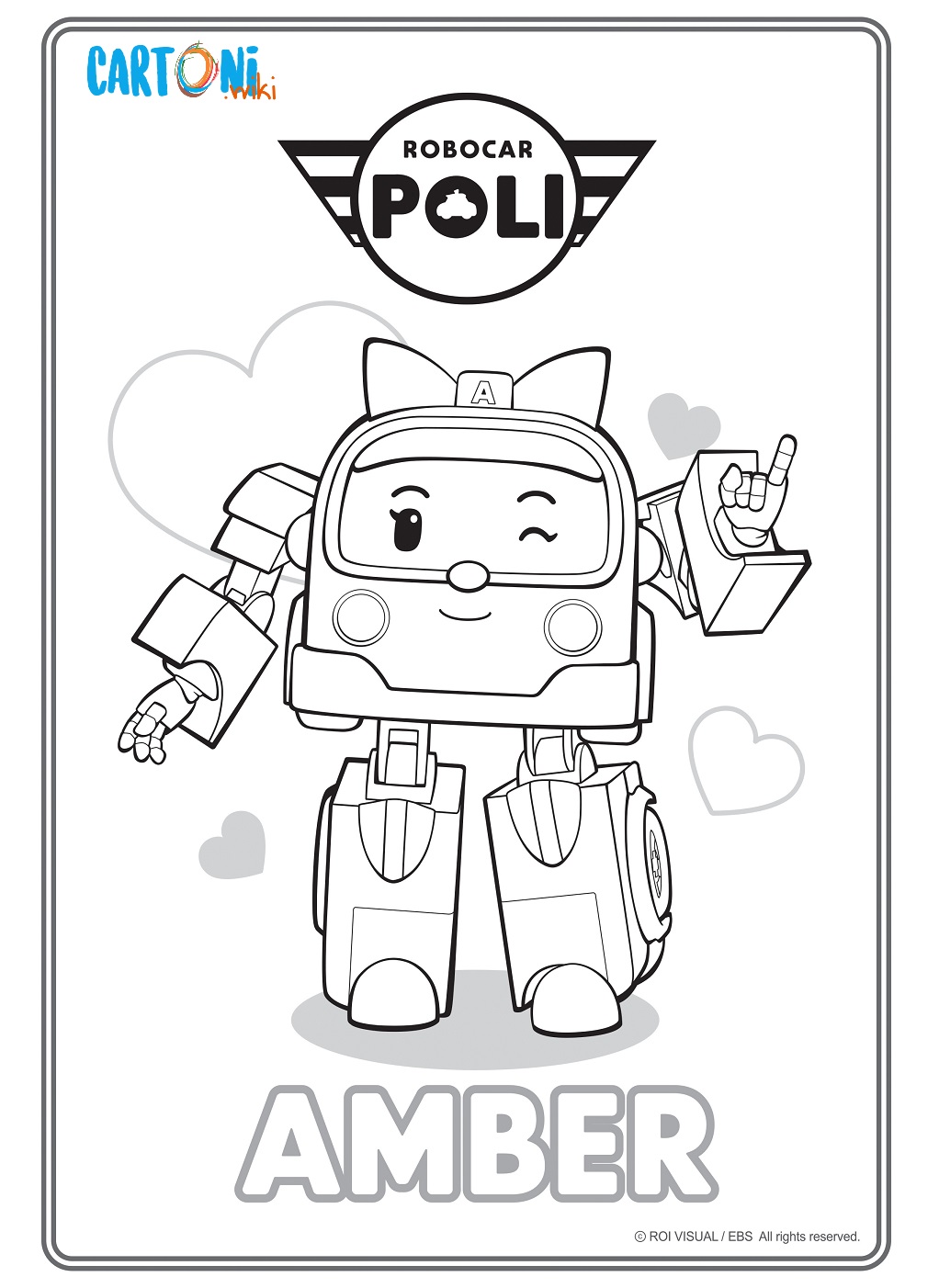 Colora Amber di Robocar Poli