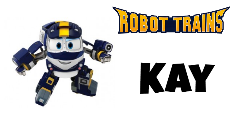 Roboto Trains personaggi Kay Cartoni animati cartoonito DeaKids cartone animato bambini prescolare