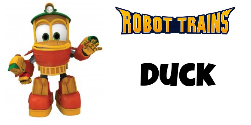 Roboto Trains personaggi Duck Cartoni animati cartoonito DeaKids cartone animato bambini prescolare