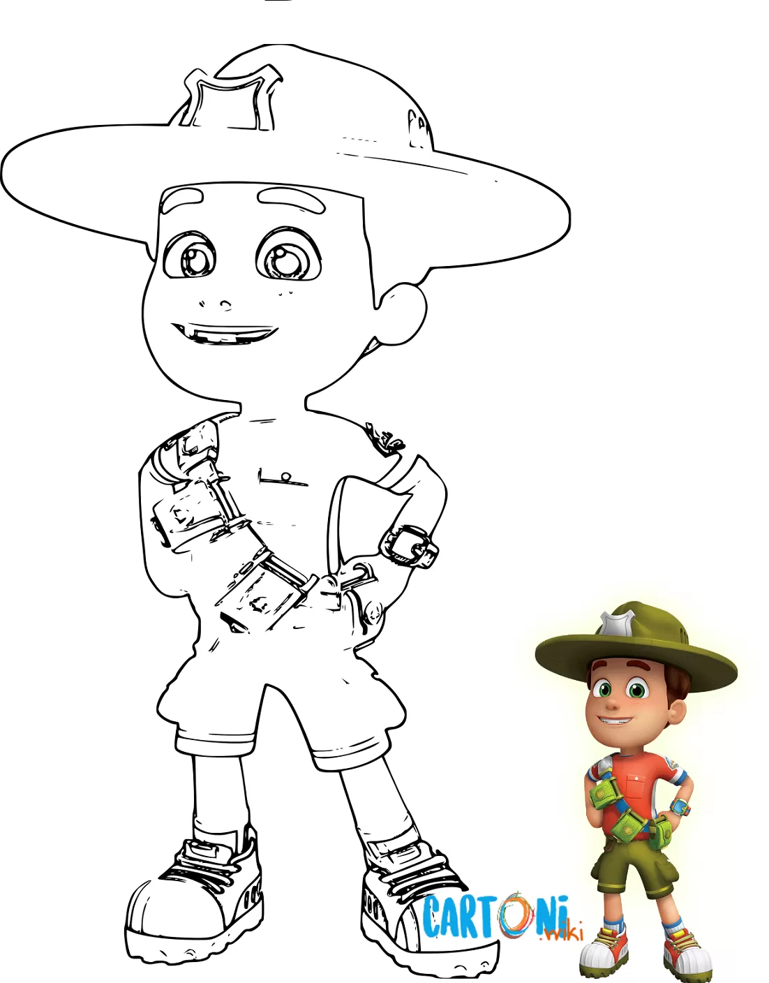 Ranger Rob disegni da colorare