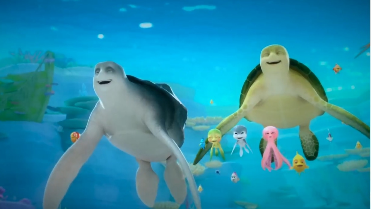 Sammy & Co - Sammy e co - cartoni animati - tartarughe- zagtoon - frisbee