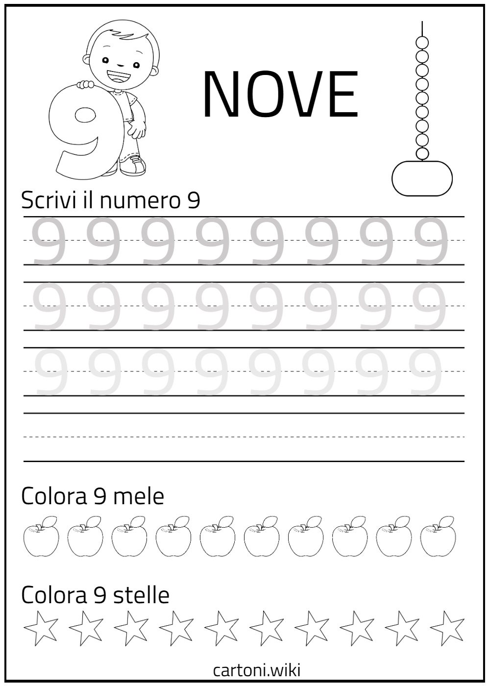 Scheda didattica numero 9