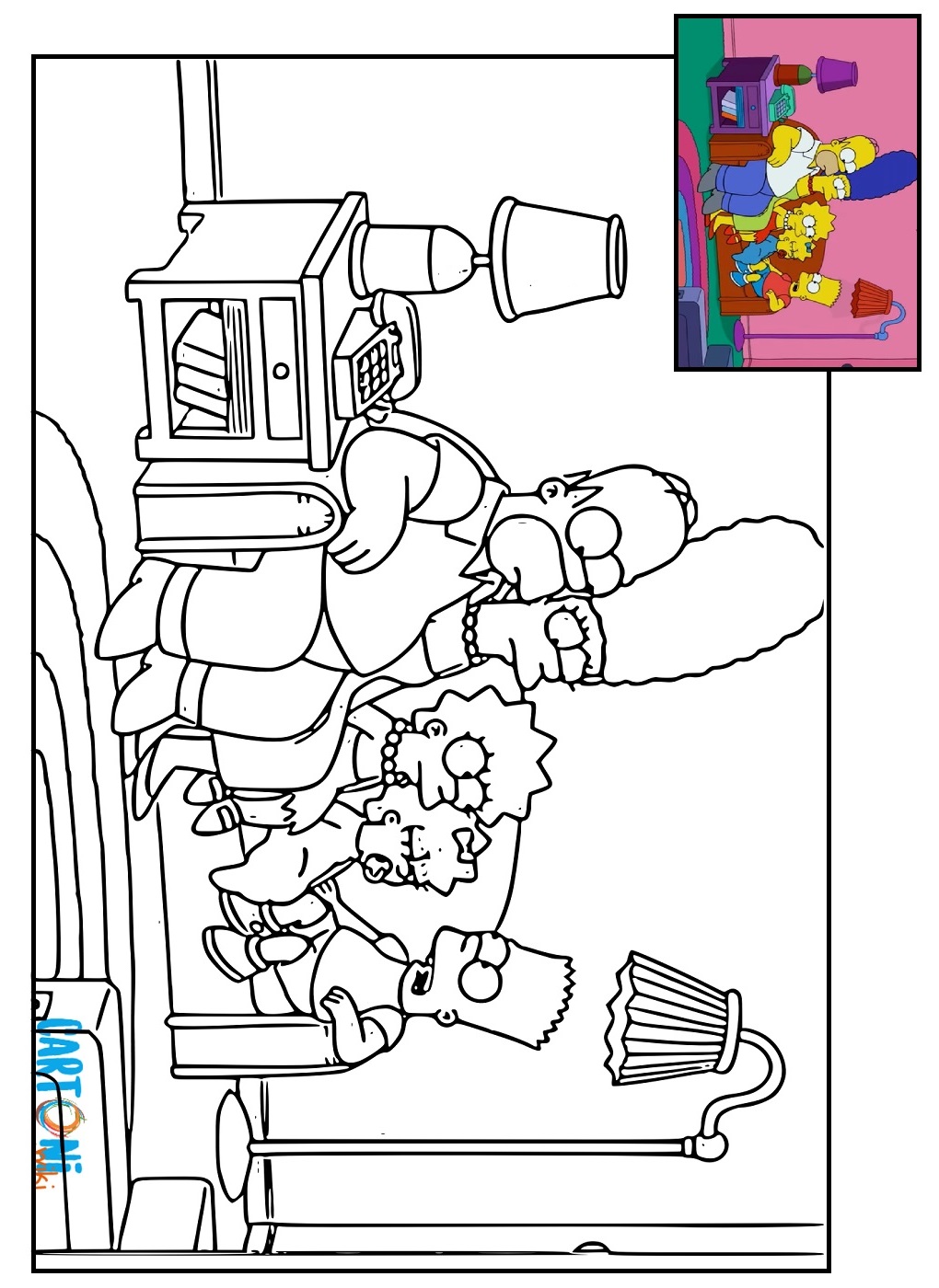 Disegni da colorare dei Simpson