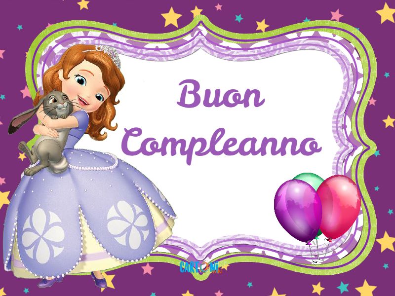 Buon Compleanno Con Sofia Cartoni Animati