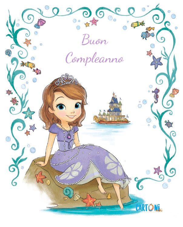 Sofia la principessa Buon Compleanno