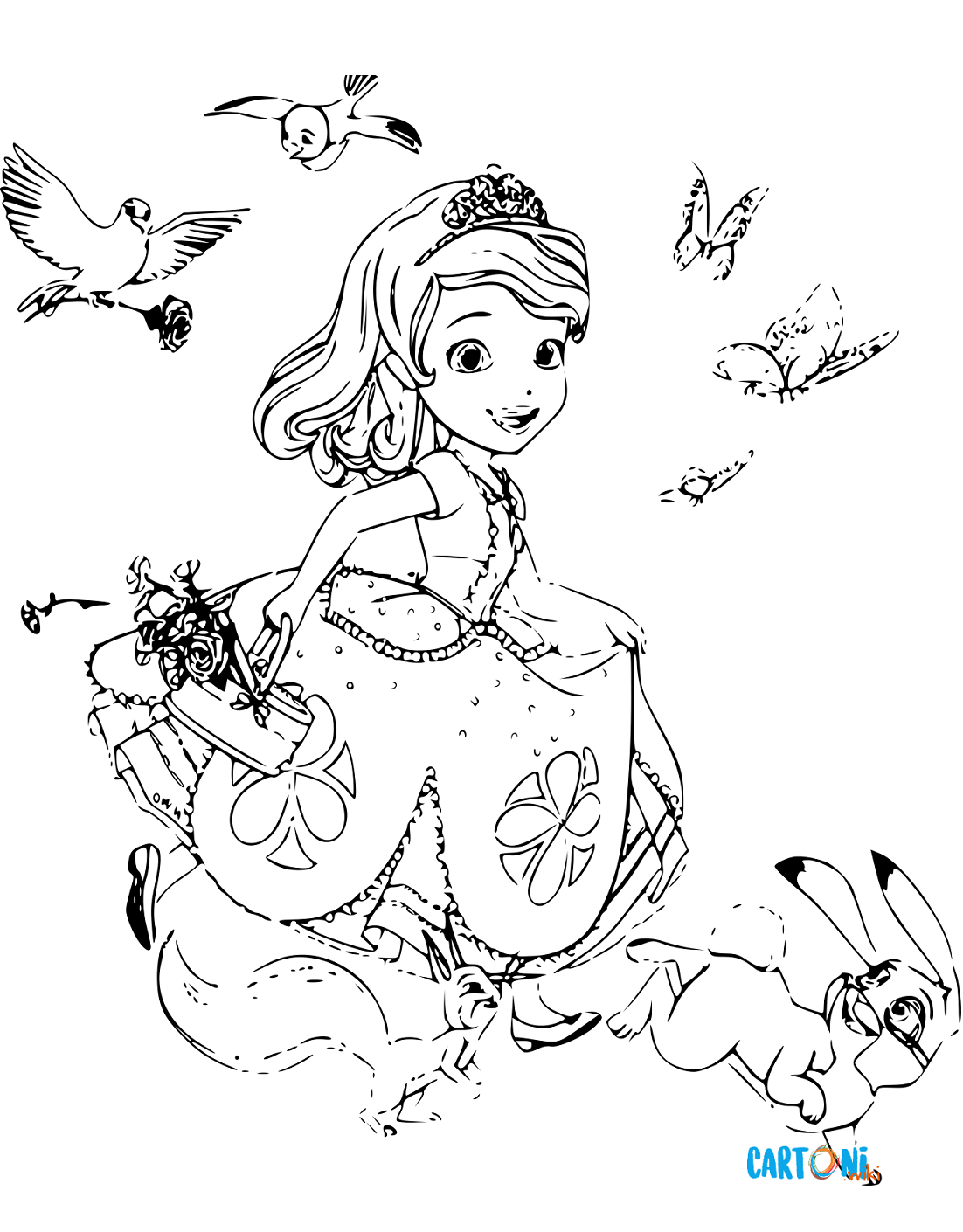 Sofia la principessa Disegni da colorare