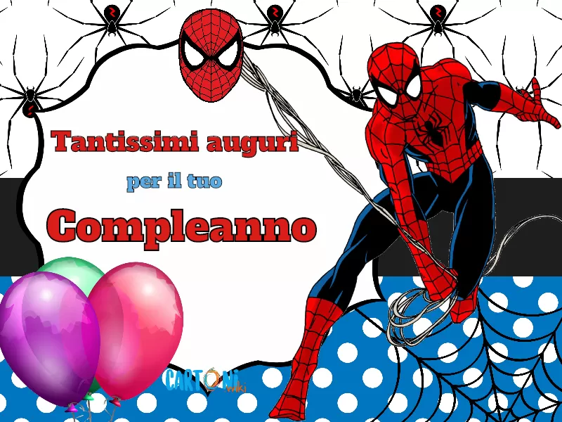 Tantissimi auguri con Spiderman