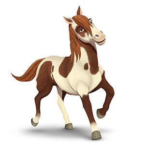 Spirit riding free personaggi Boomerang cavallo - cartone animato DreamWorks Characters