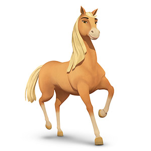 Spirit riding free personaggi Chicalinda cavallo - cartone animato DreamWorks Characters