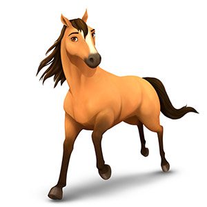 Spirit riding free personaggi Spirit cavallo - cartone animato DreamWorks Characters