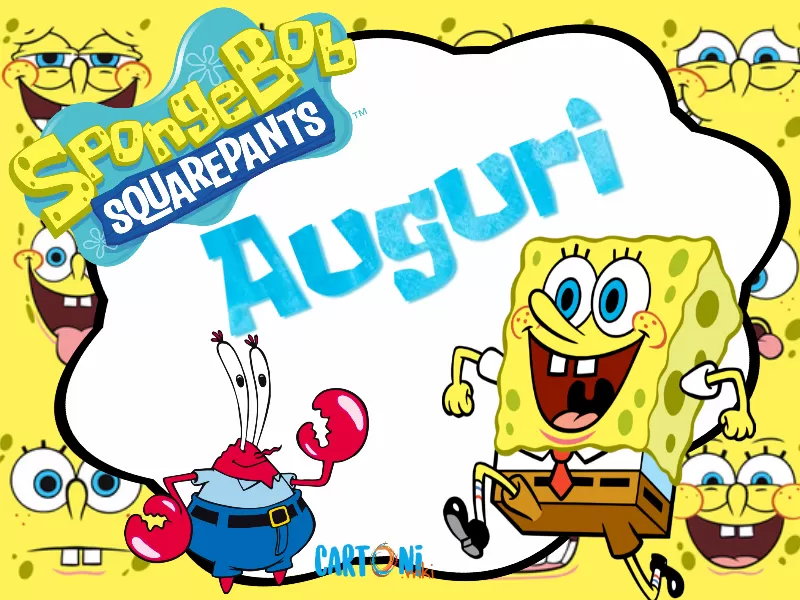 Spongebob Auguri
