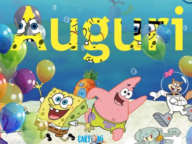 Auguri con Spongebob