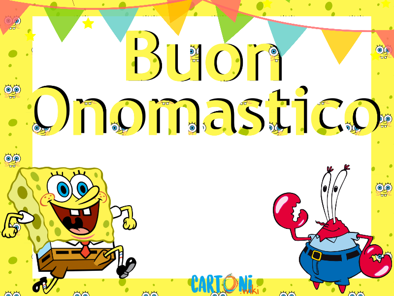 Spongebob Buon onomastico