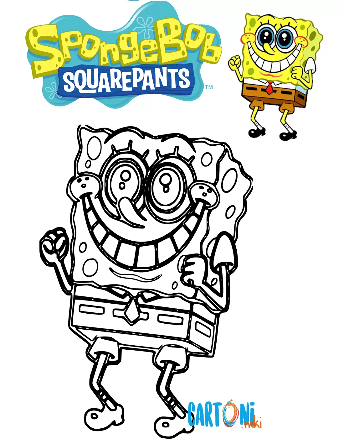 Spongebob disegni da colorare