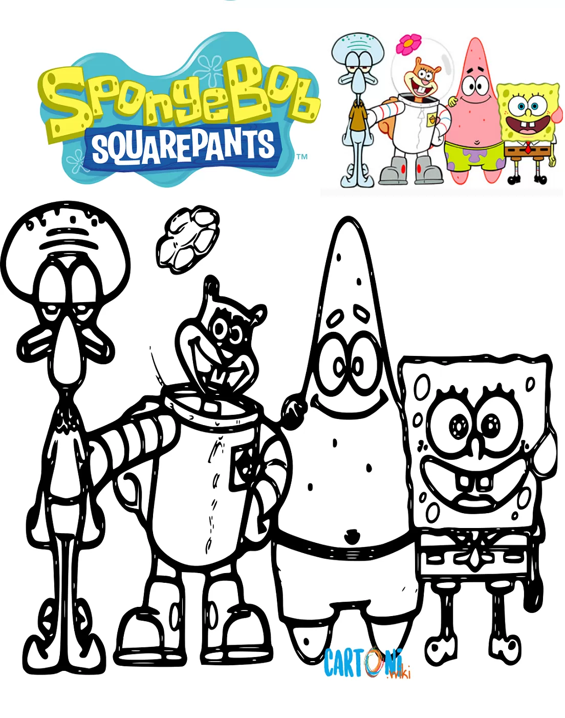 Disegni da colorare di Spongebob