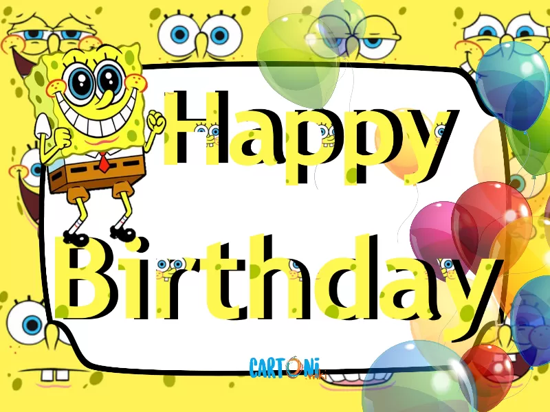 Spongebob Happy birthday