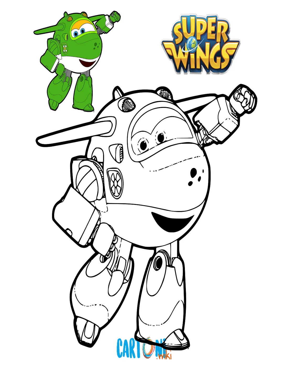 Colora Mira dei Super Wings