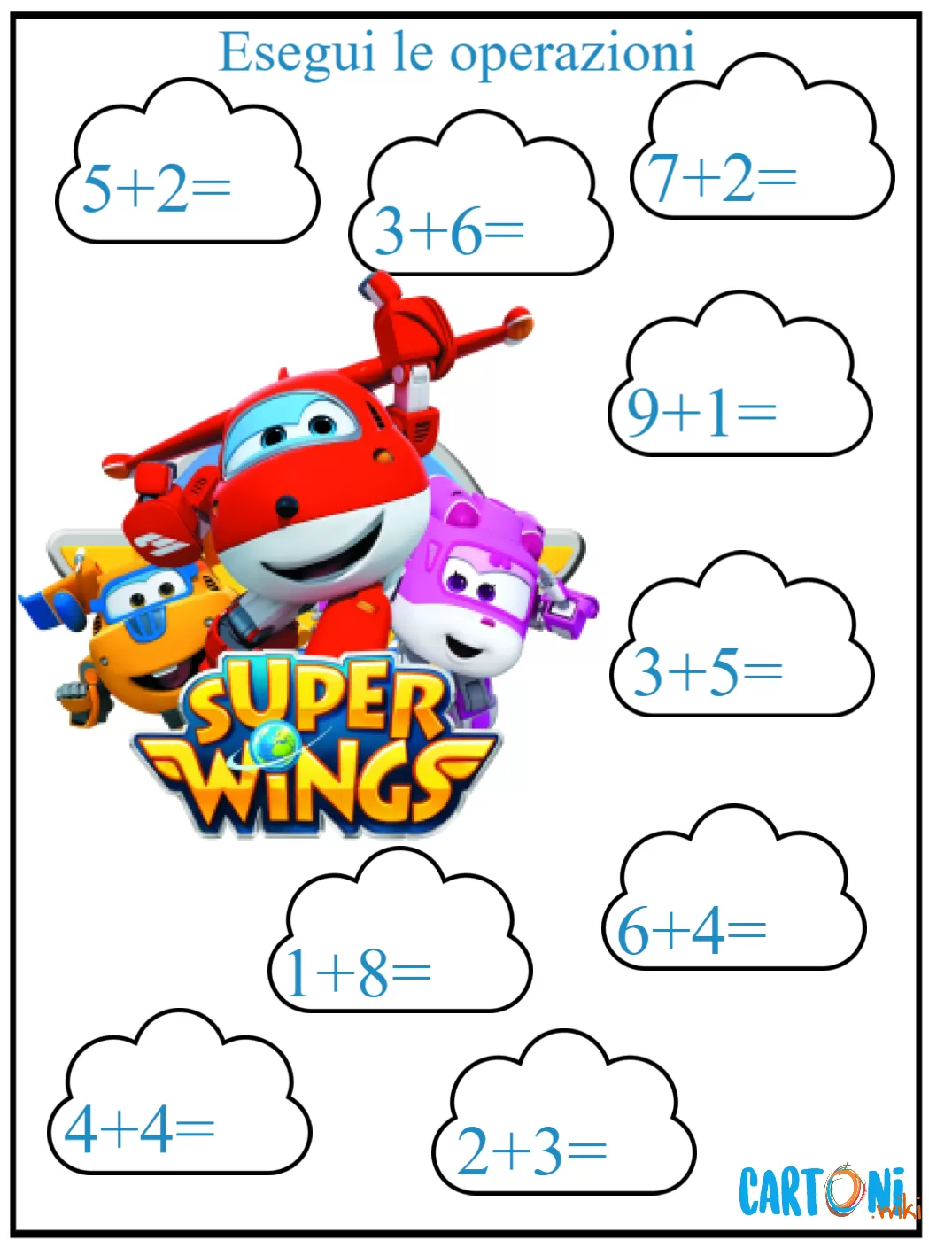 Esegui le operazioni con i Super Wings