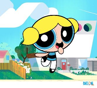 Superchicche Dolly bionda powerpuff girl cartone animato 