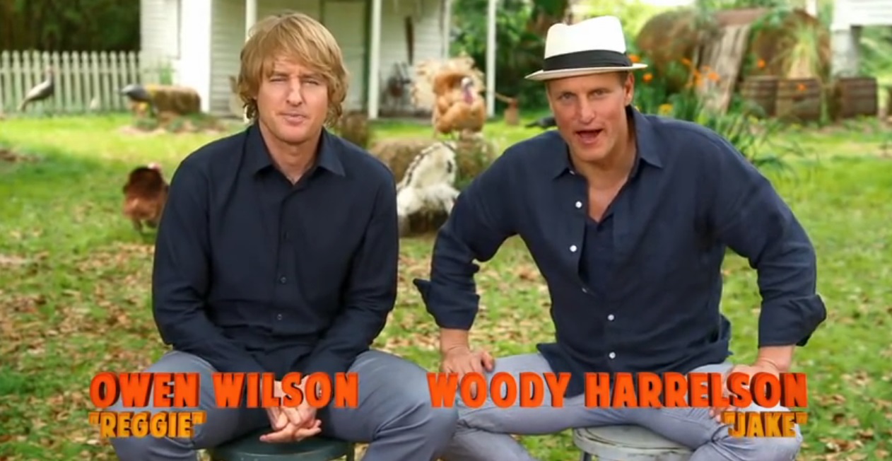 free birds tacchini in fuga film di animazione rai Gulp doppiatori originali Owen Wilson e Woody Harlleson