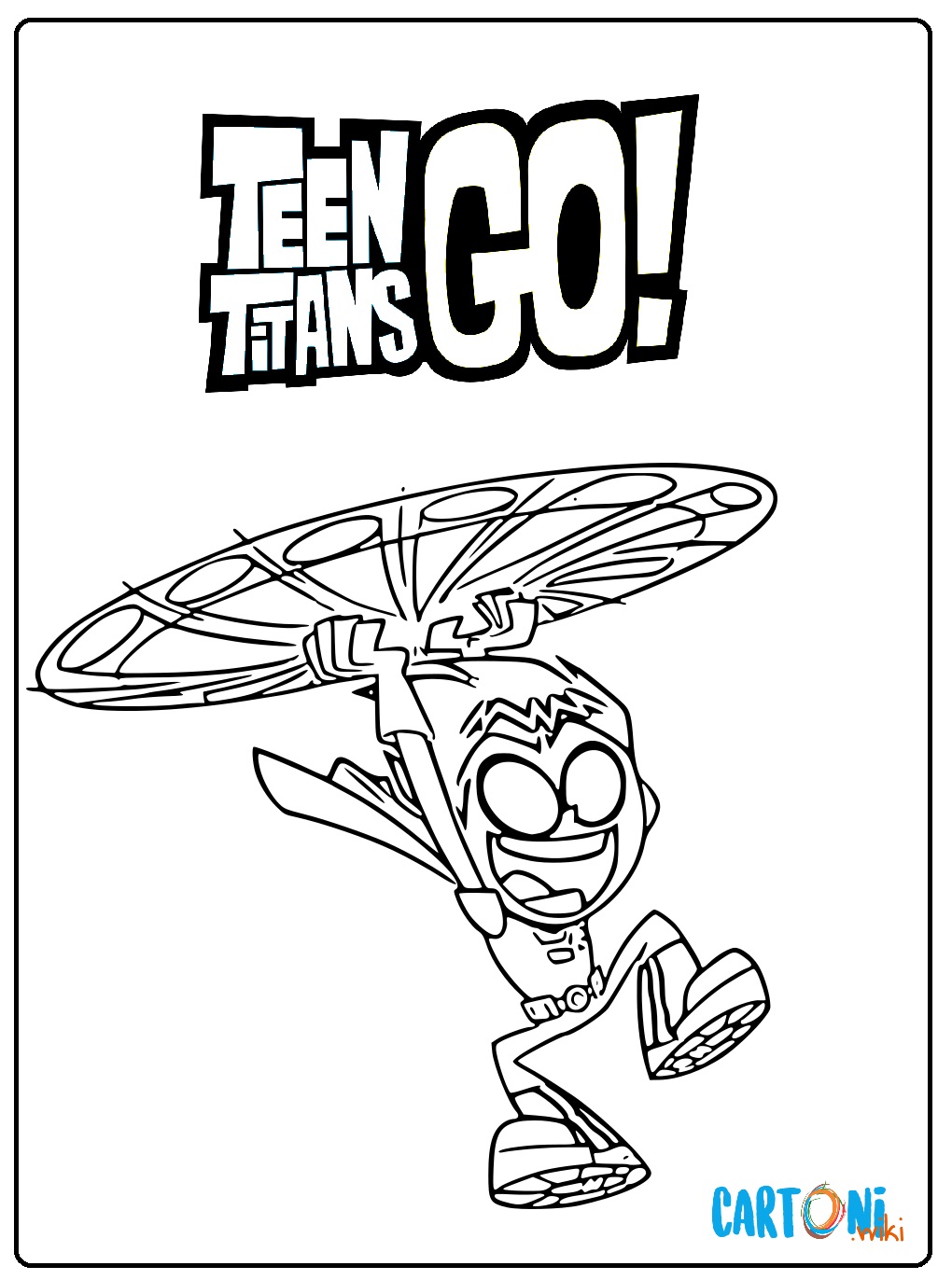 Disegni Teen Titans Go da stampare per bambini