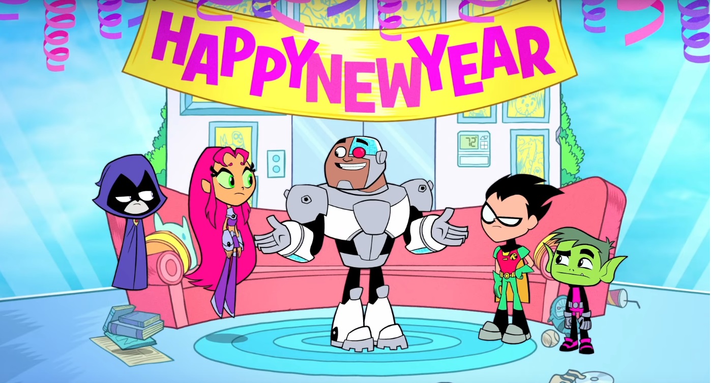 Teen Titans go Happy new year