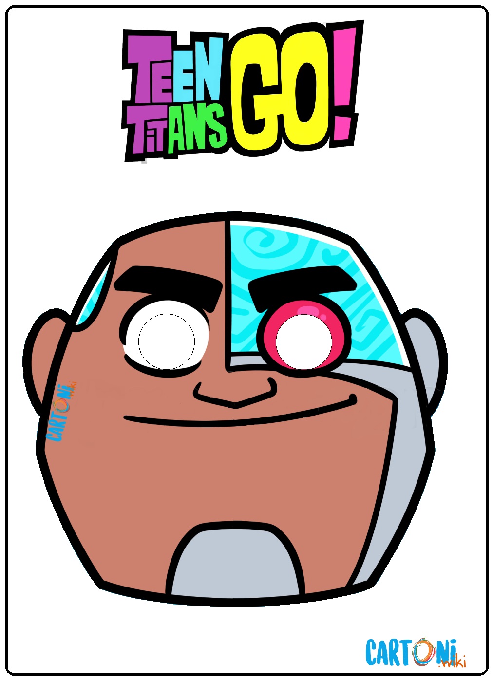 Teen titans Go maschera Cyborg