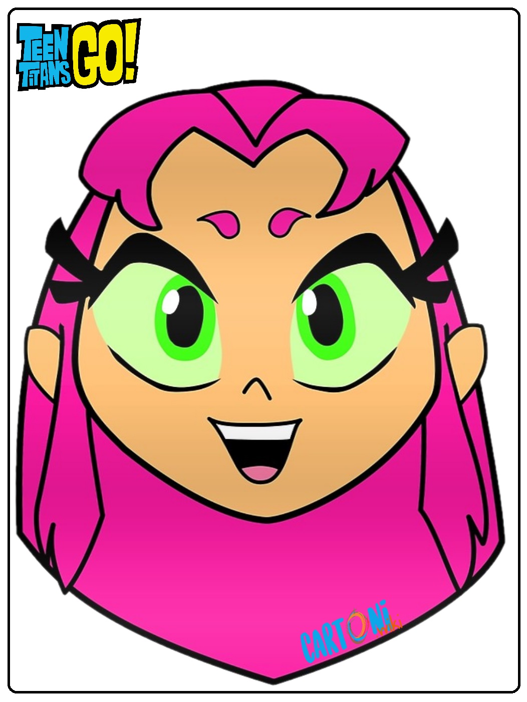 Teen Titans Go Stirefire Mask printable