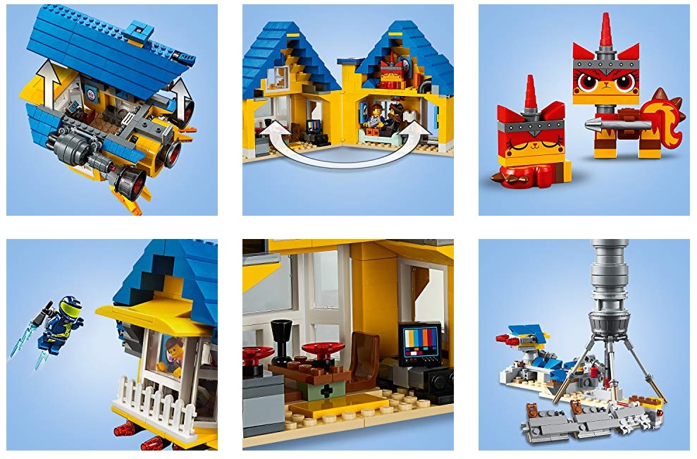 The lego movie 2 la casa razzo di emmet giochi istruzioni di montaggio prezzi occasioni promozioni giocattoli costruzioni