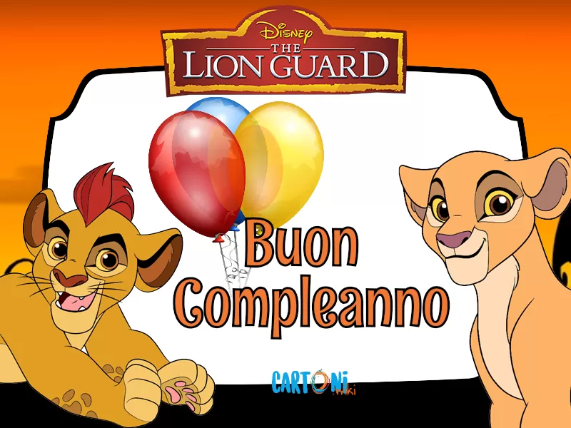 The Lion Guard biglietti auguri