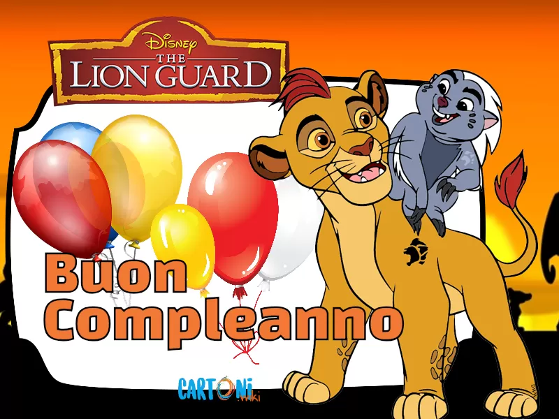 Buon compleanno da The Lion guard