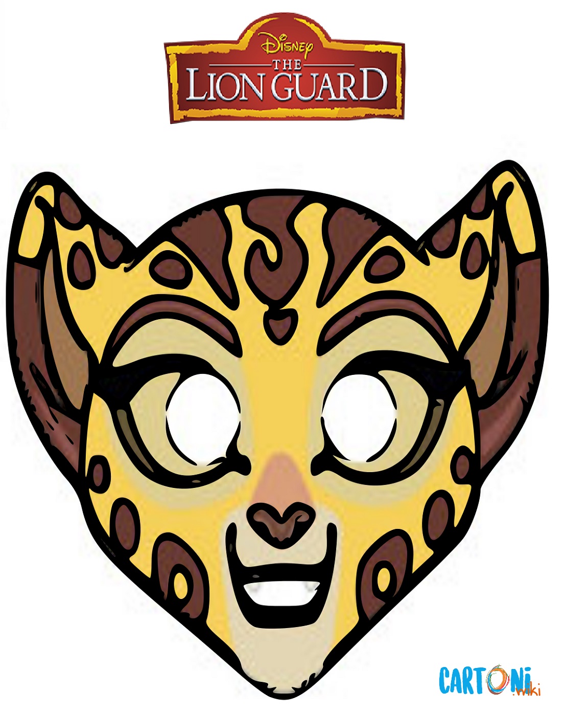 The Lion Guard Maschera Fuli da stampare