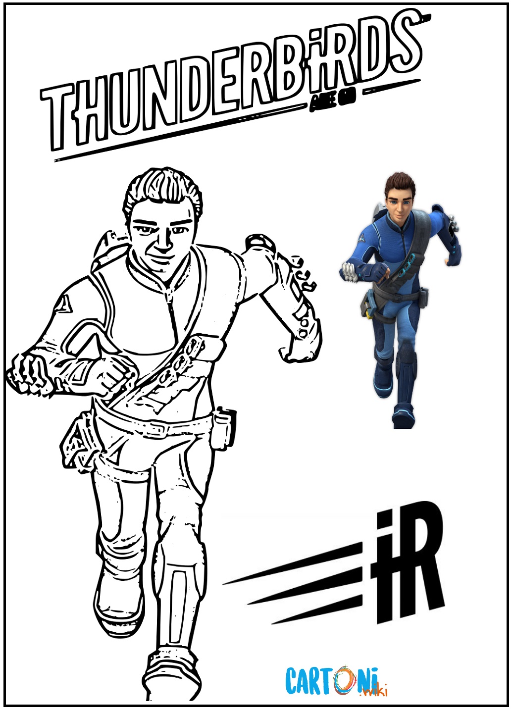 Thunderbirds are go Disegni da colorare