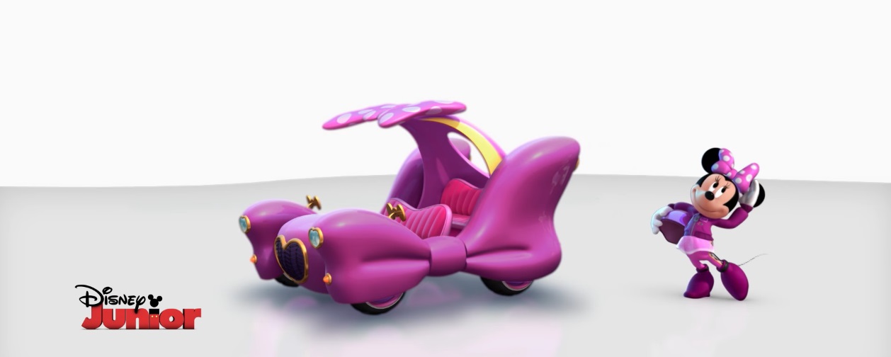 Topolino e gli amici del rally - Mickey and the Roadster Racers - Auto da corsa Turbo Rosa di Topolina - cartoni animati Disney