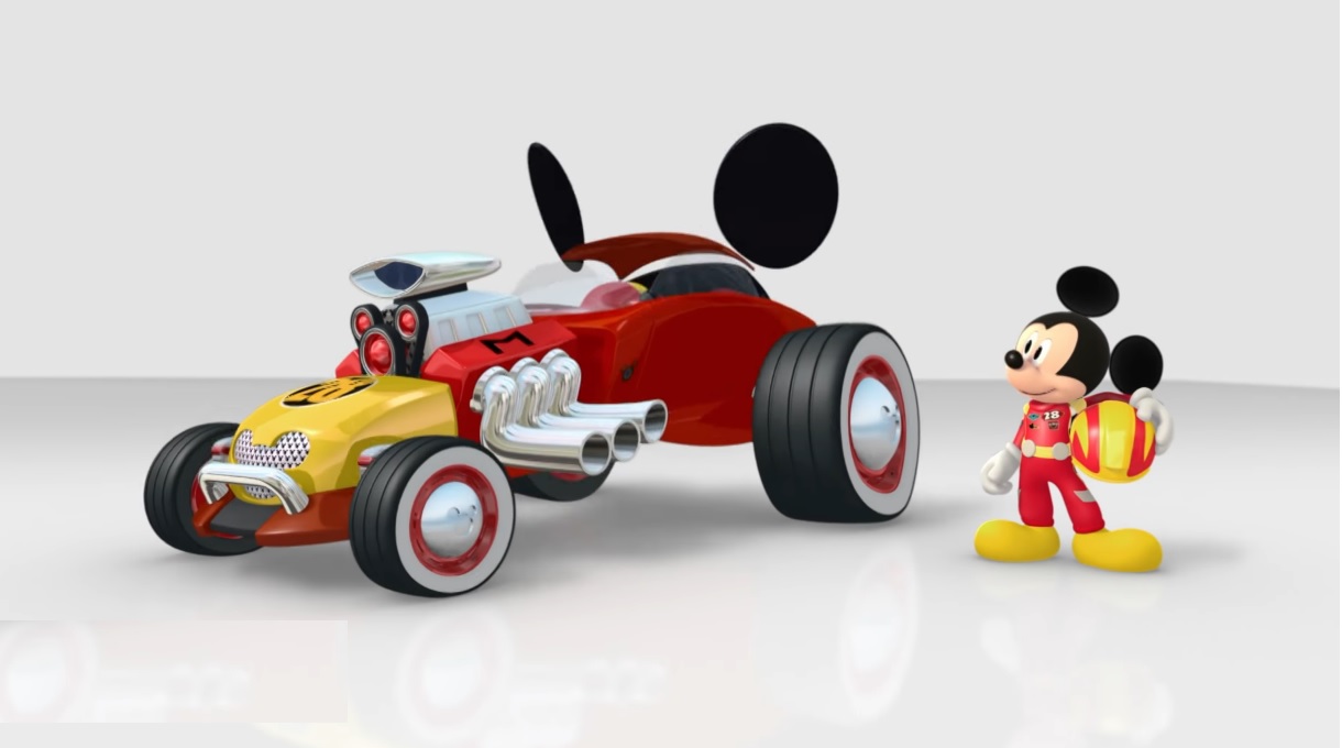 Topolino e gli amici del rally - Mickey and the Roadster Racers - Auto da corsa Topo Bolide - cartoni animati Disney