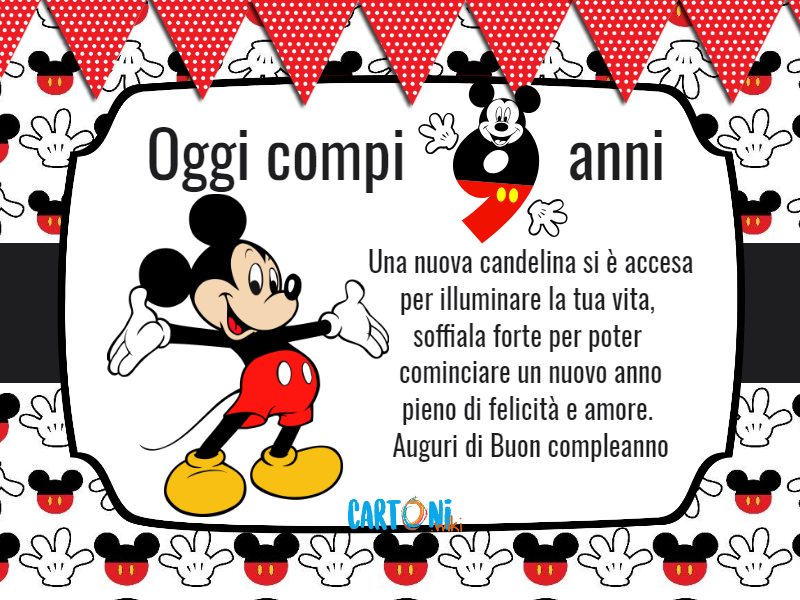 Topolino Per Il Tuo Compleanno Cartoni Animati