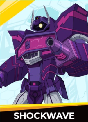 Shockwawe - Transformers cybergverse personaggi robot cartonio animati k2 