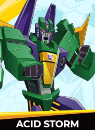 Acid Storm - Transformers cybergverse personaggi robot cartonio animati k2 