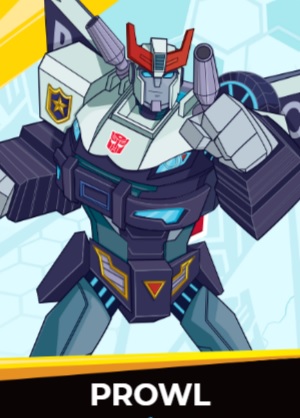 Prowl - Transformers cybergverse personaggi robot cartonio animati k2 