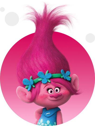 trolls dreamworks cartoni animati personaggi film danimazione personaggio Poppy